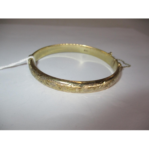 326 - 9ct Gold Bangle, 12g