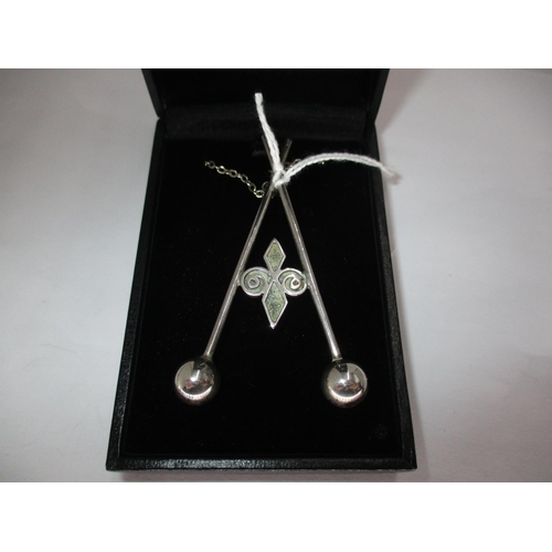 342 - Ortak Silver Pendant with Chain