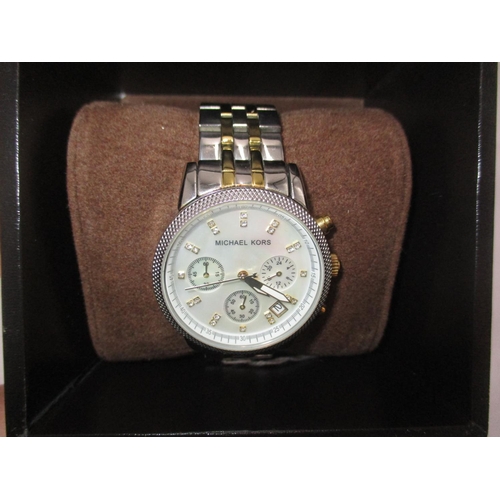 349 - Ladies Michael Kors Mother of Pearl Dial Watch