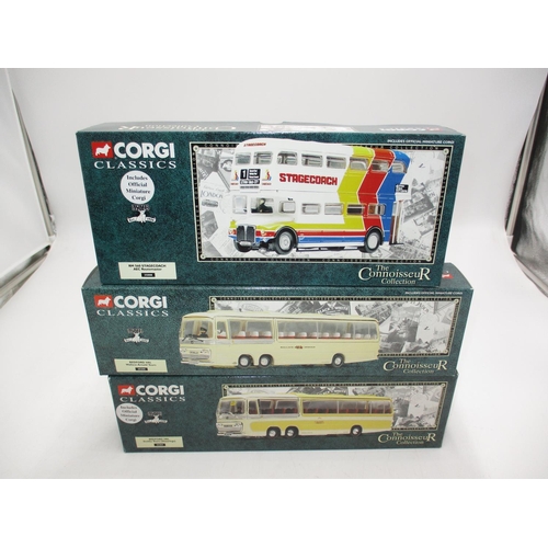 464 - Three Corgi Connoisseur Collection Buses, 35304, 35305, 35008