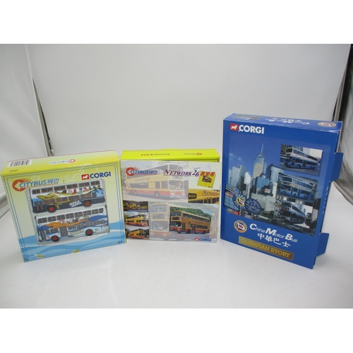 474 - Three Corgi Bus Sets, 45007, Network 26, Olympian Story