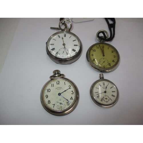 496 - Victorian Silver Case Pocket Watch and 3 Others