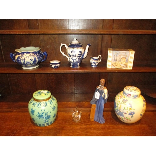 536 - Masons Ginger Jar, Booths 3 Piece Coffee Set and Other Decorative Items