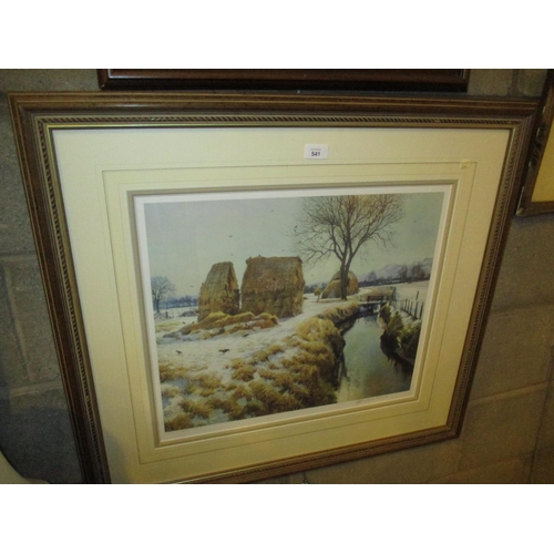 541 - James McIntosh Patrick, Signed Print, Haystacks, 2/850