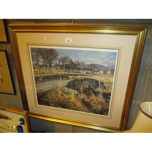 543 - James McIntosh Patrick, Signed Print, Boys Fishing, 323/850