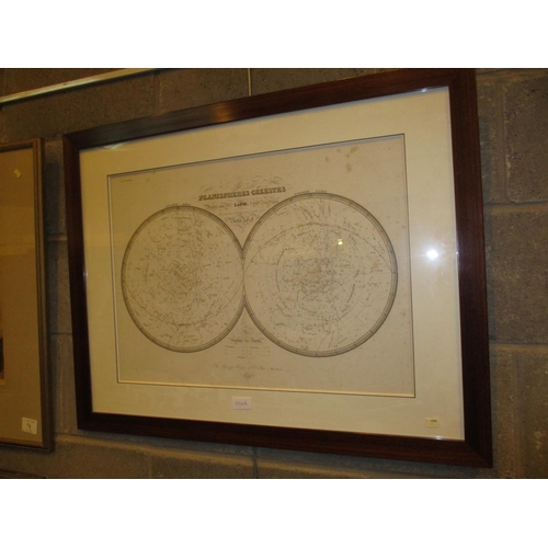 554A - Framed Print Planispheres Celestes