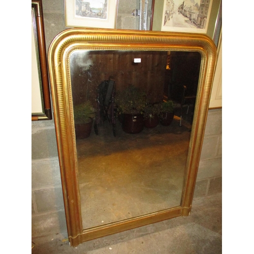 572 - Victorian Gilt Frame Overmantel Mirror, 150x107cm