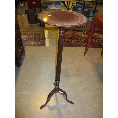 611 - Mahogany Tripod Torchere Table