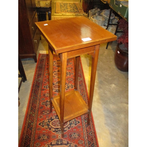 650 - Inlaid Mahogany Plant Table