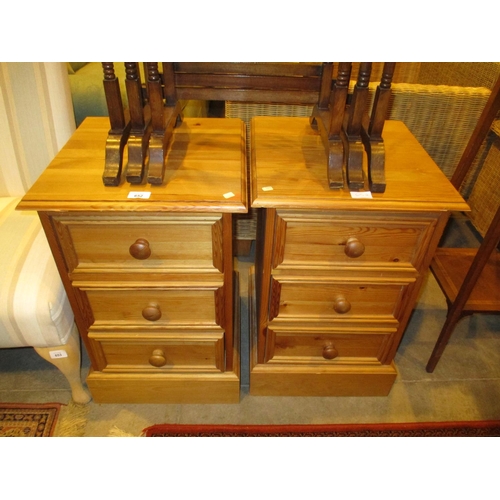 652 - Pair of Pine Bedside Chests