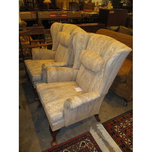 669 - Pair of Parker Knoll Wing Back Chairs