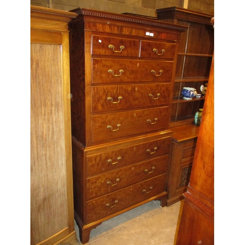 705 - George III Mahogany Chest on Chest, 102cm