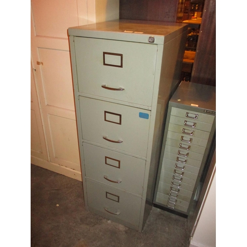 720 - Four Drawer Filing Cabinet with Key