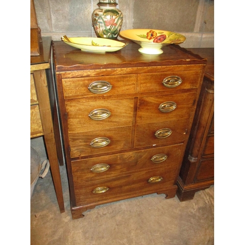 738 - George III Mahogany Gallery Top Commode Cabinet, 63cm