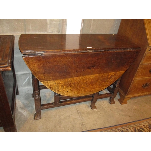 743 - 18th Century Oak Gateleg Dining Table