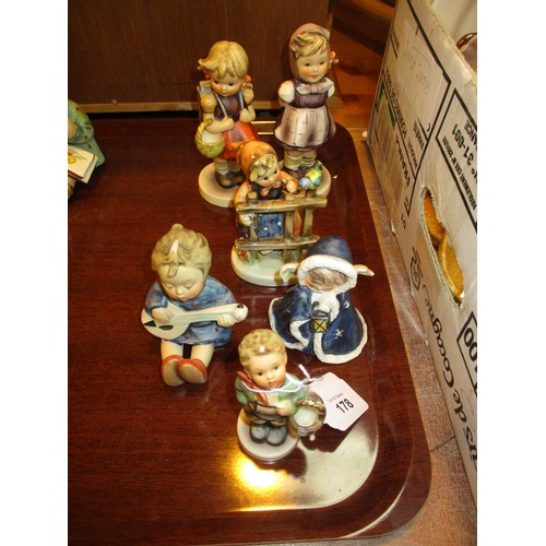 178 - Eleven Hummel Figures and a Small Plaque