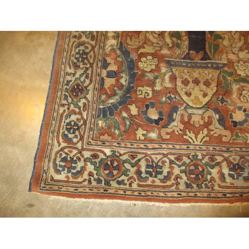 515 - WITHDRAWN FROM SALE Persian Wool Tree of Life Rug, 205x120cm