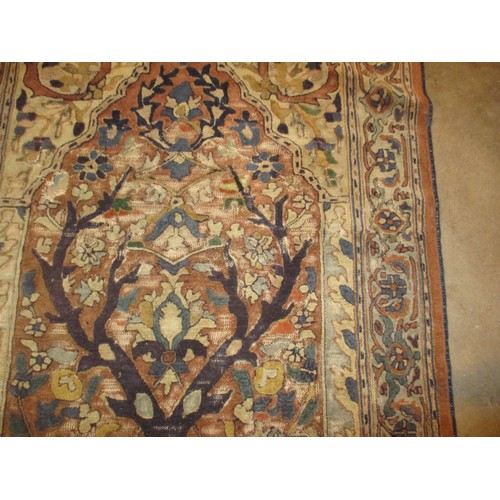 515 - WITHDRAWN FROM SALE Persian Wool Tree of Life Rug, 205x120cm