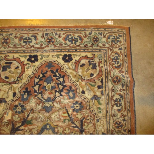 515 - WITHDRAWN FROM SALE Persian Wool Tree of Life Rug, 205x120cm