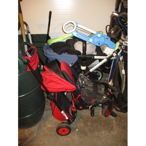 125 - Bugaboo Pram, SmarTrike and a Folding Seat