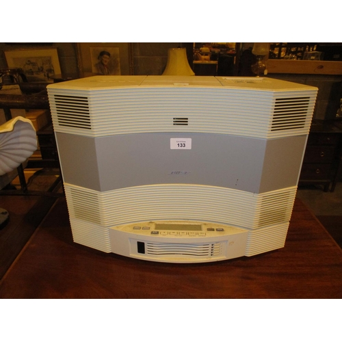 133 - Bose Acoustic Wave Music System and Multidisc Changer, Model CD-3000, with 2 Remotes and Book