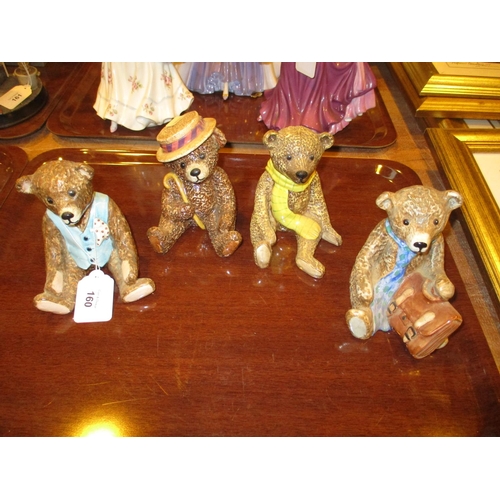 160 - Four Compton & Woodhouse Beswick Bears, Henry, Archie, Bertie, Benjamin