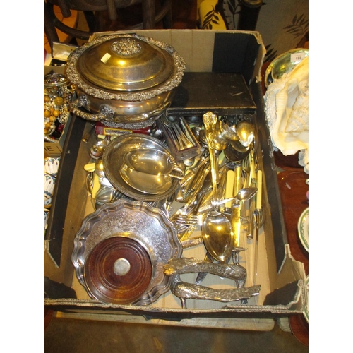 190 - Collection of Silver Plated Items and a Silver Decanter Coaster