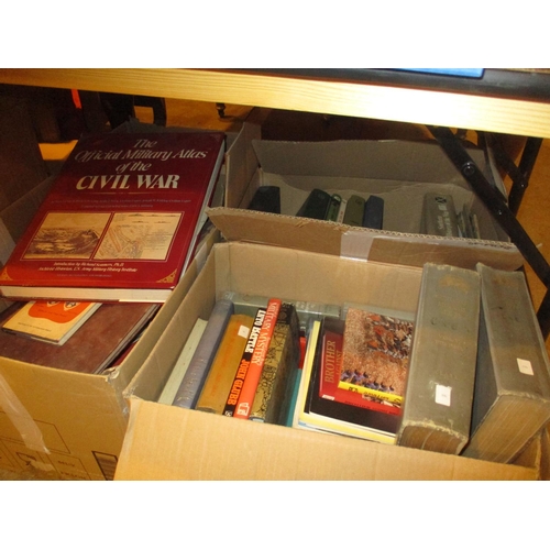 211 - Boxes of Books on War and Battles etc