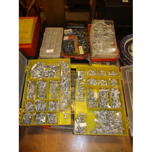 236 - Nine Boxes of Metal Model Soldiers etc