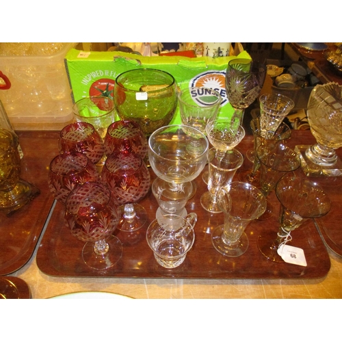 68 - Selection of Glasswares