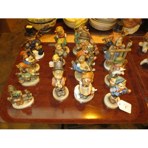 7 - Twelve Hummel Figures and 4 Others with Faults