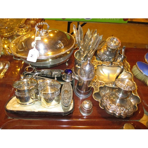 74 - Selection of Silver Plated Items