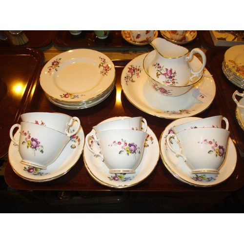 79 - Royal Worcester 21 Piece Tea Set