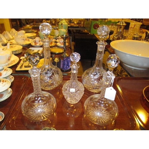 84 - Two Pairs of Decanters and Another