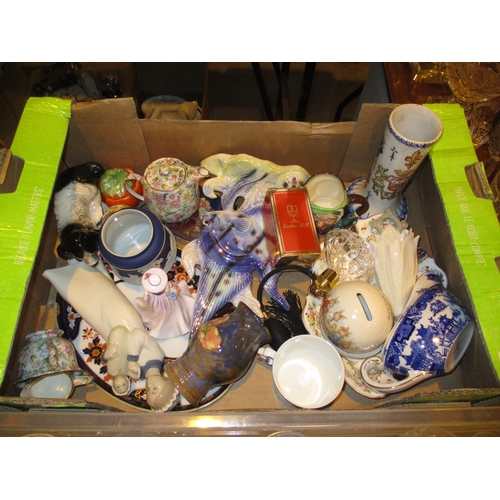 94 - Box of Decorative Ceramics etc