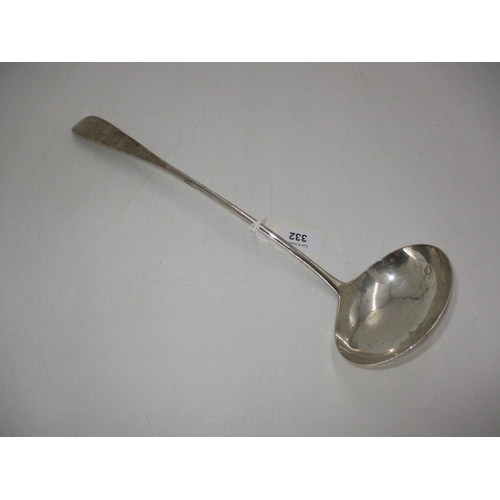 332 - Scottish George III Silver Soup Ladle, Edinburgh 1792, Maker FH 154g