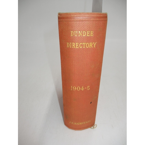 367 - Dundee Directory 1904-05