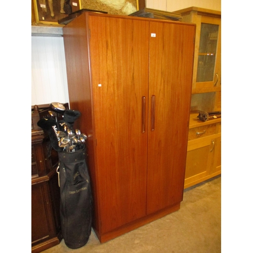 497 - G Plan Teak 2 Door Wardrobe, 91cm