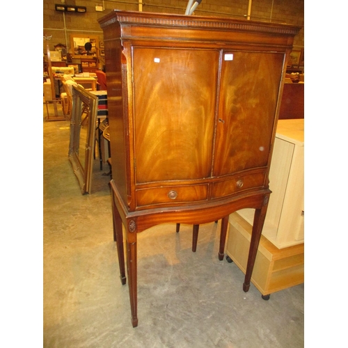 508 - Reproduction Mahogany Cocktail Cabinet, 79cm