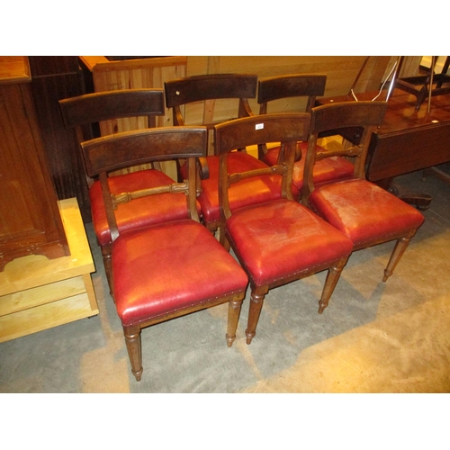 511 - Set of 6 Victorian Mahogany Dining Chairs