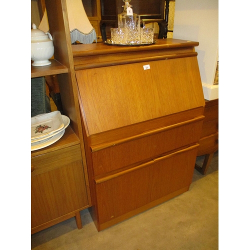 527 - Teak Bureau, 76cm