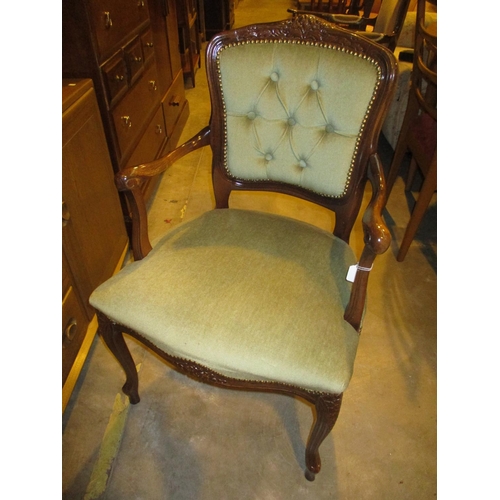 593 - French Style Occasional Arm Chair