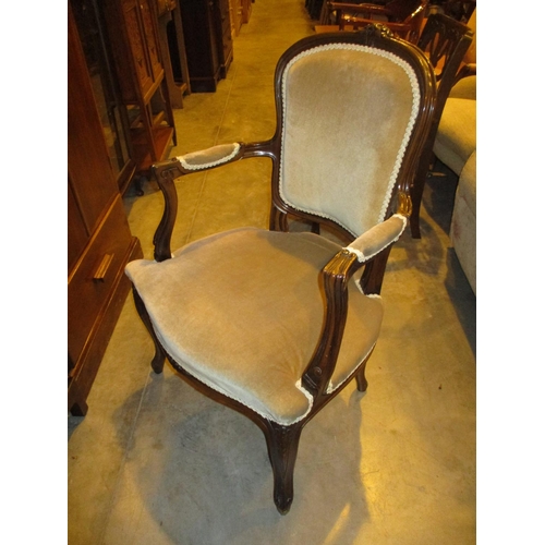 595 - French Style Occasional Arm Chair