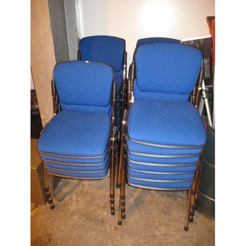 640 - Twenty Two Stacking Chairs