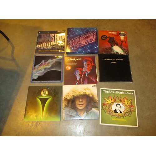 250 - Two Boxes of Records including 10cc, ELO, Kiss etc