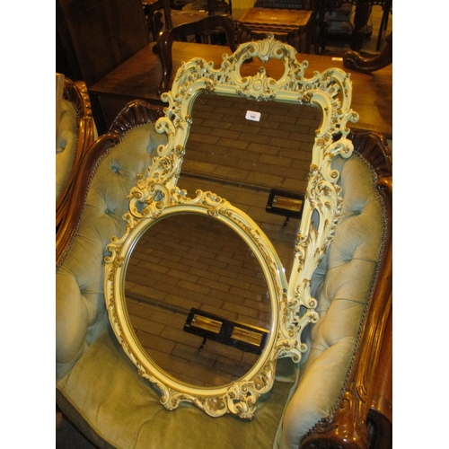 106 - Two Ornate Frame Wall Mirrors