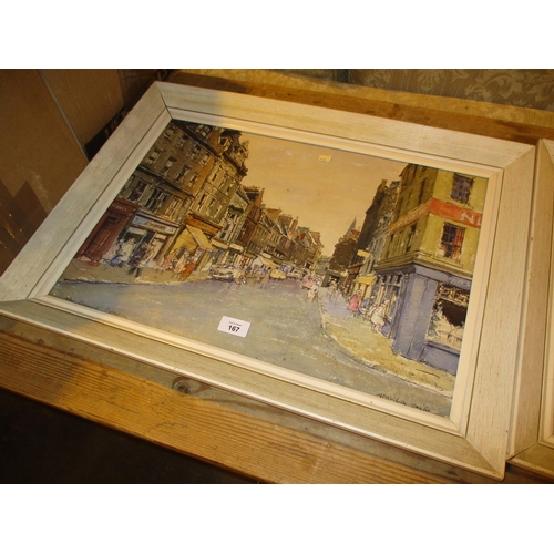 167 - Andrew Neilson 1963, Watercolour, The Overgate Dundee, 38x53cm