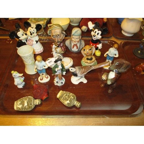 199 - Three Snuff Bottles, Decorative Figures etc