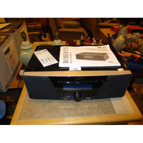 241 - Roberts MP23 CD/Radio with Remote