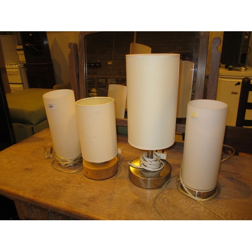 251 - Four Table Lamps